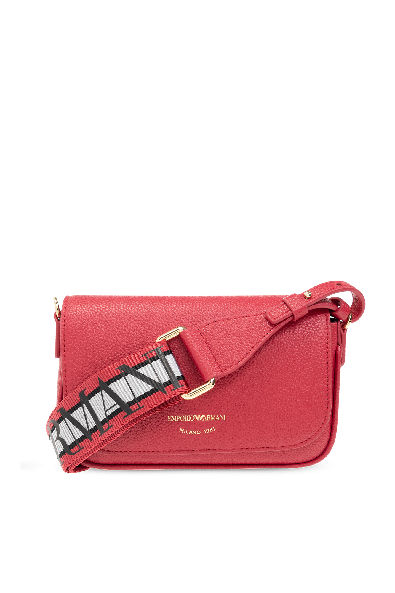 Red Shoulder bag with logo Emporio Armani GenesinlifeShops Spain